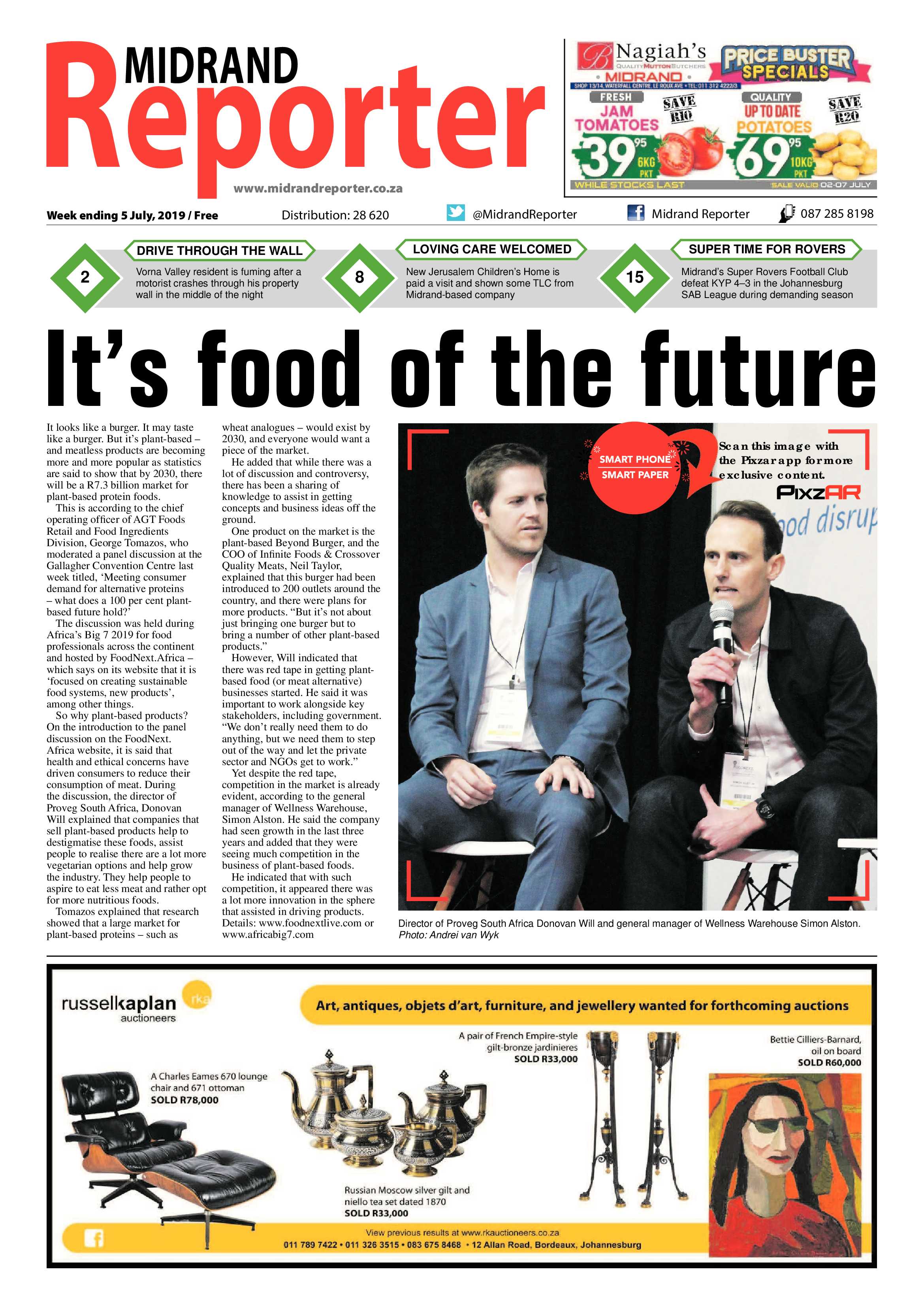 Midrand Reporter 5 July 2019 page 1