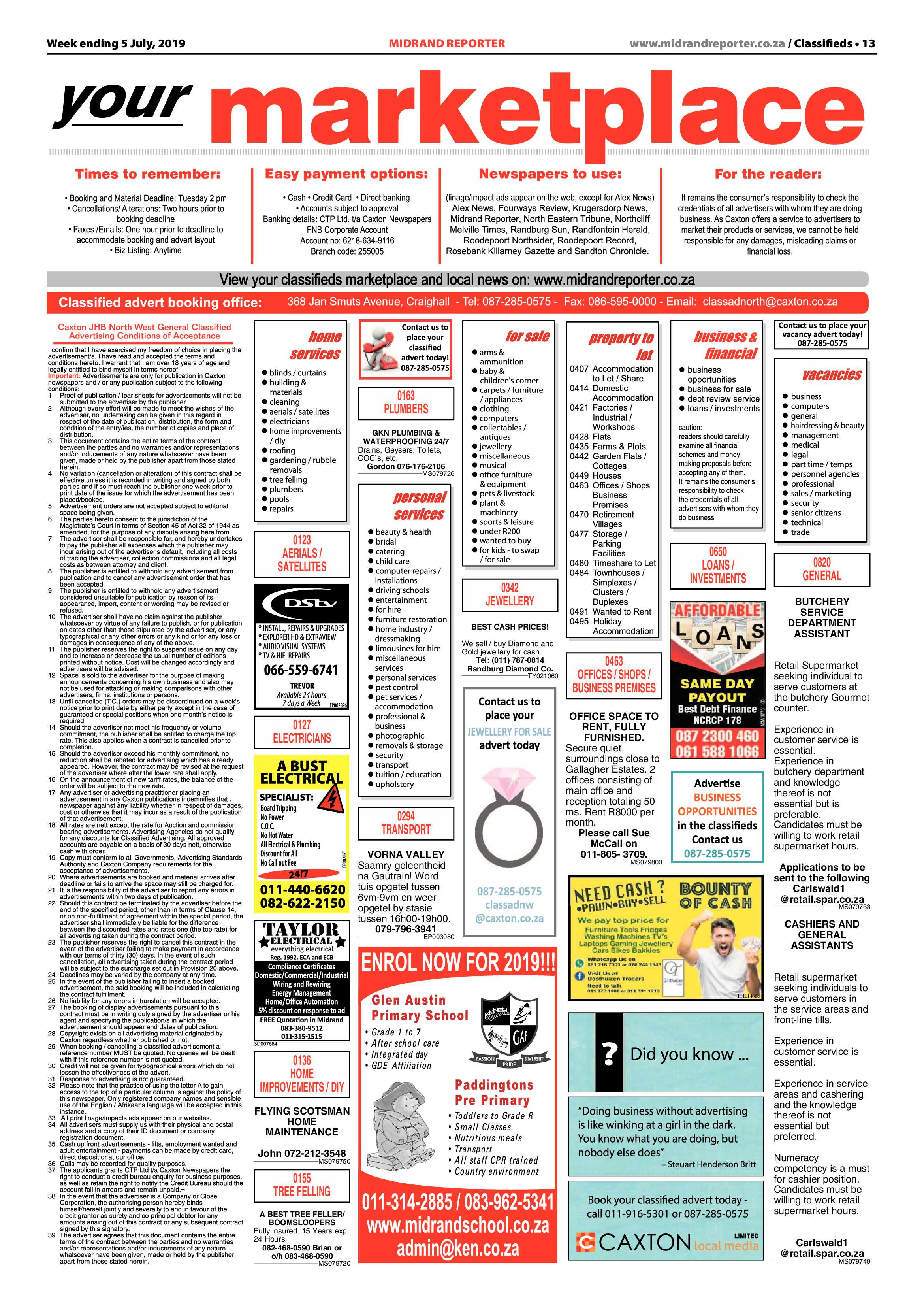 Midrand Reporter 5 July 2019 page 13