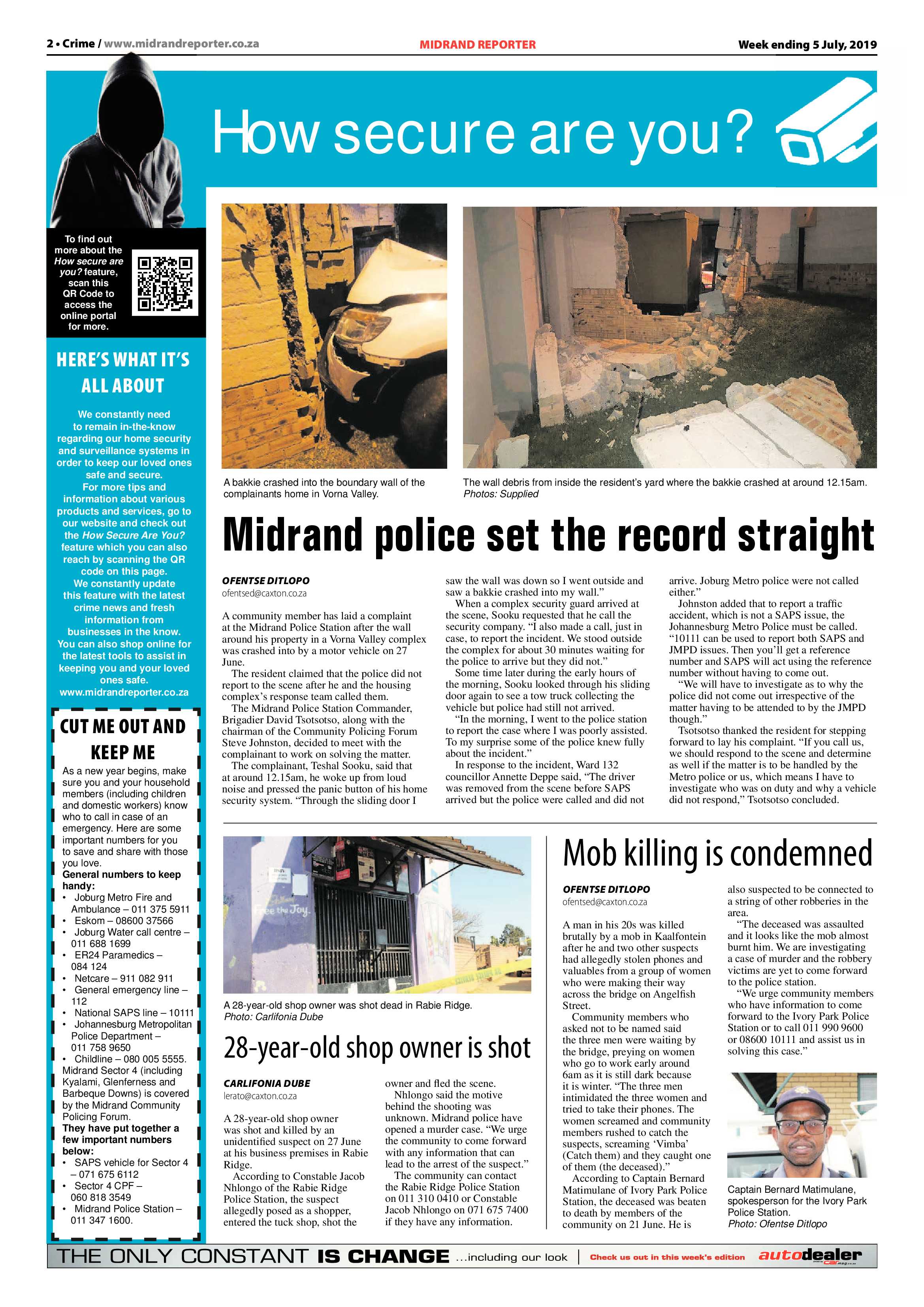 Midrand Reporter 5 July 2019 page 2