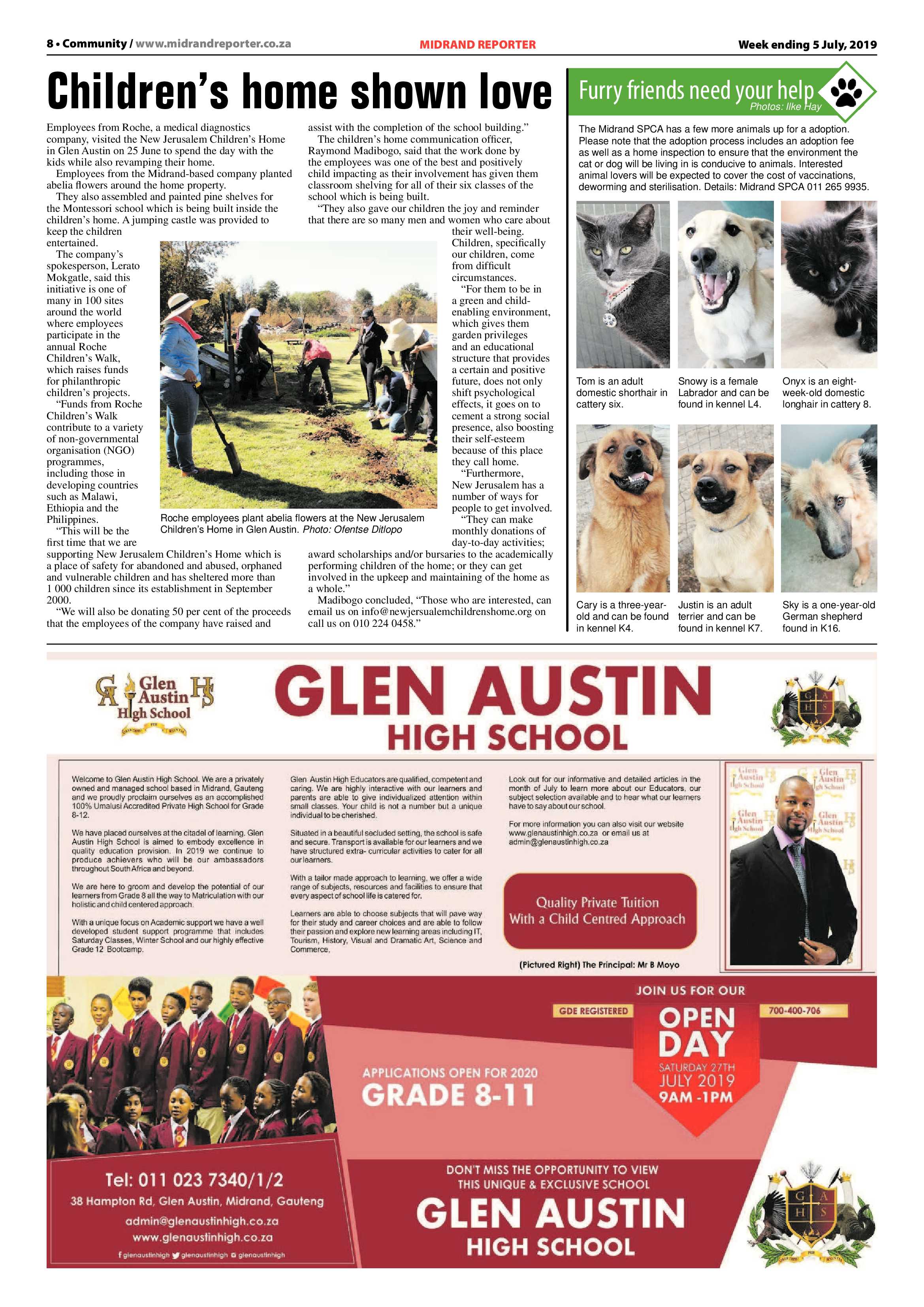Midrand Reporter 5 July 2019 page 8