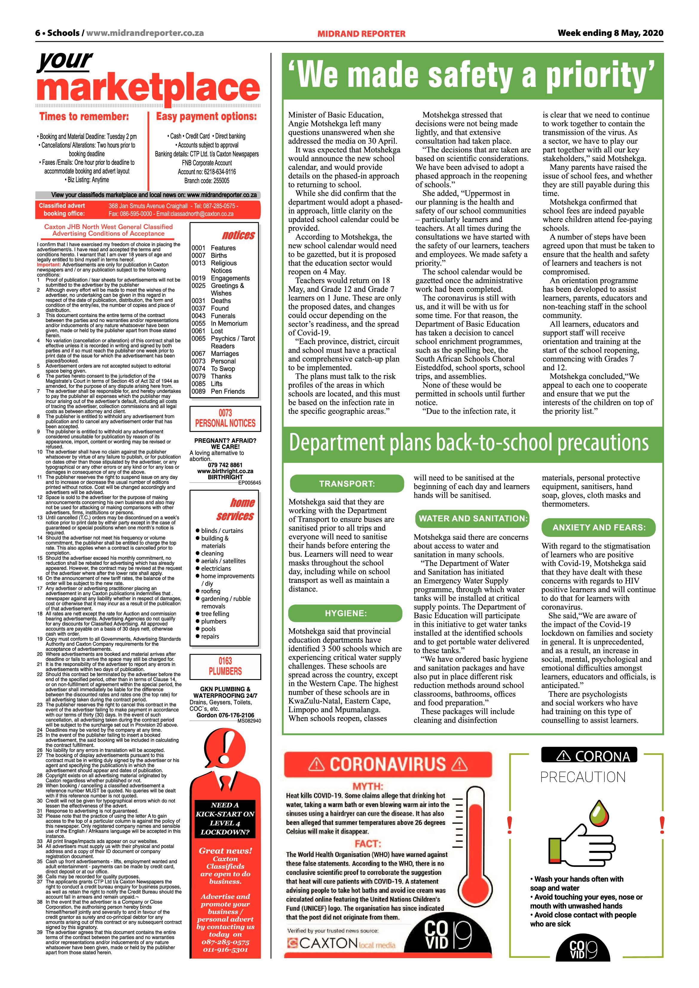 Midrand Reporter 08 May 2020 page 6