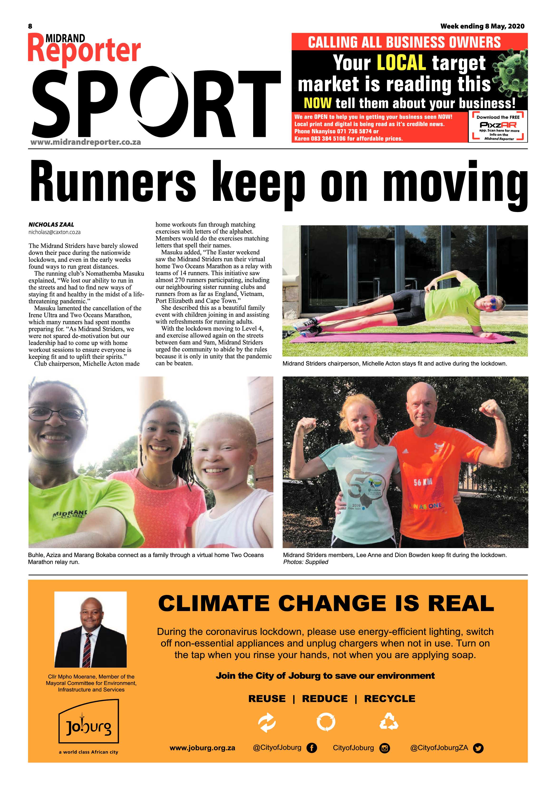 Midrand Reporter 08 May 2020 page 8