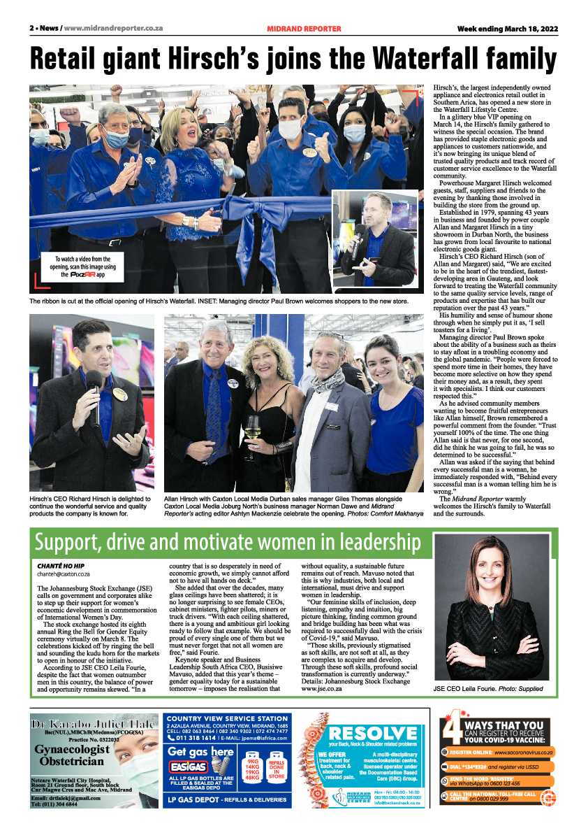 Midrand Reporter18 March 2022 page 2