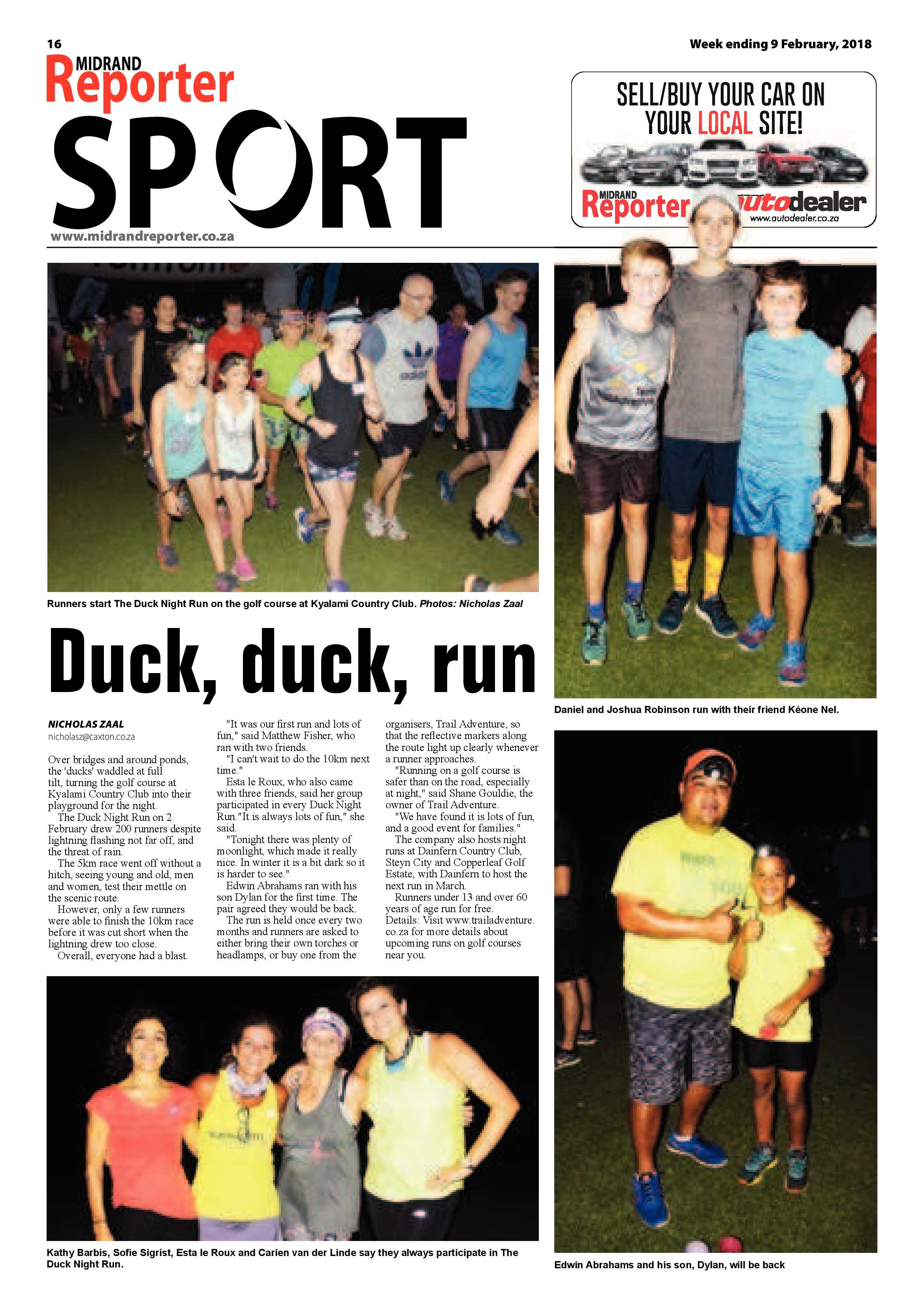 Midrand Reporter – 9 Feb 2018 page 16