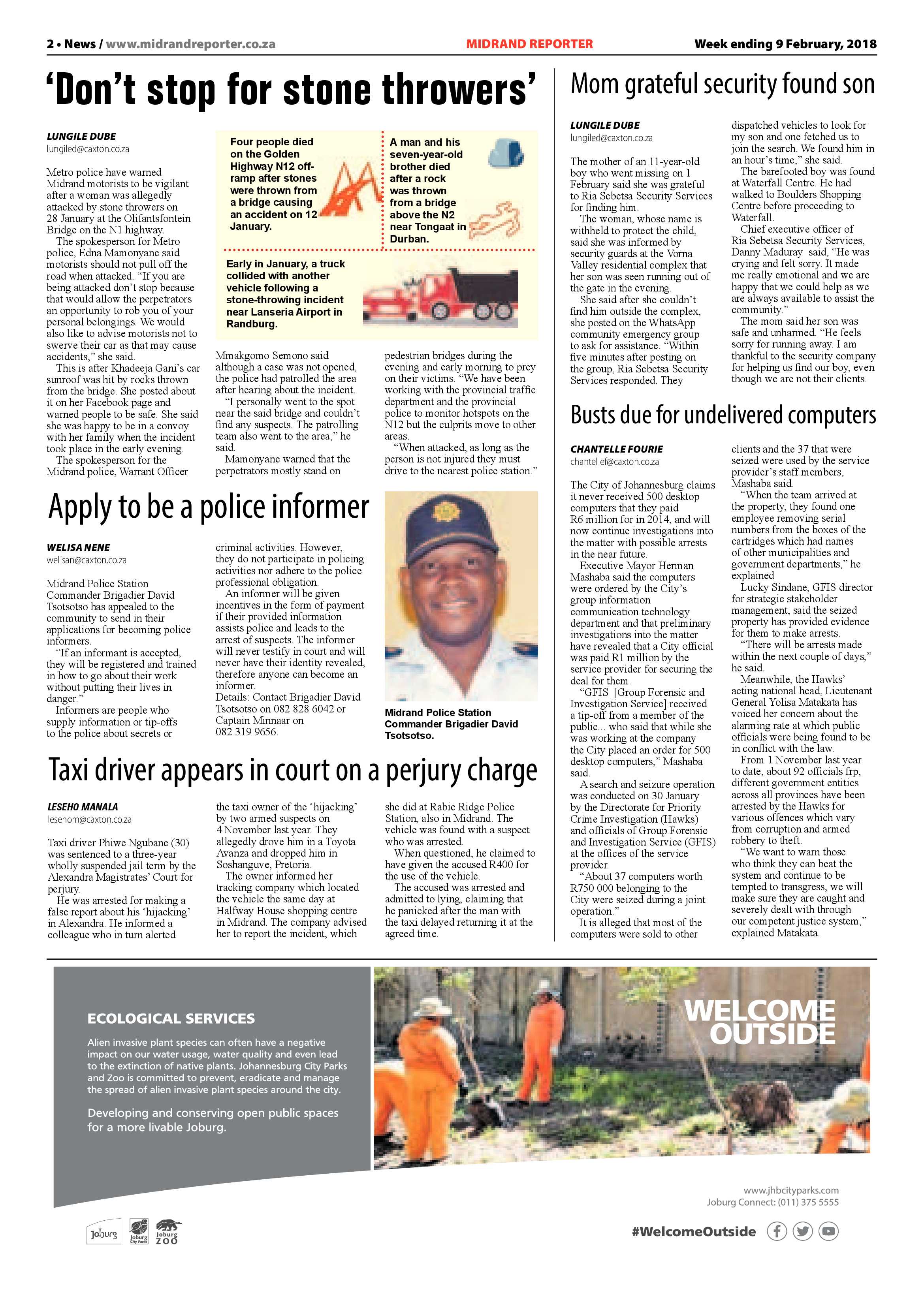 Midrand Reporter – 9 Feb 2018 page 2