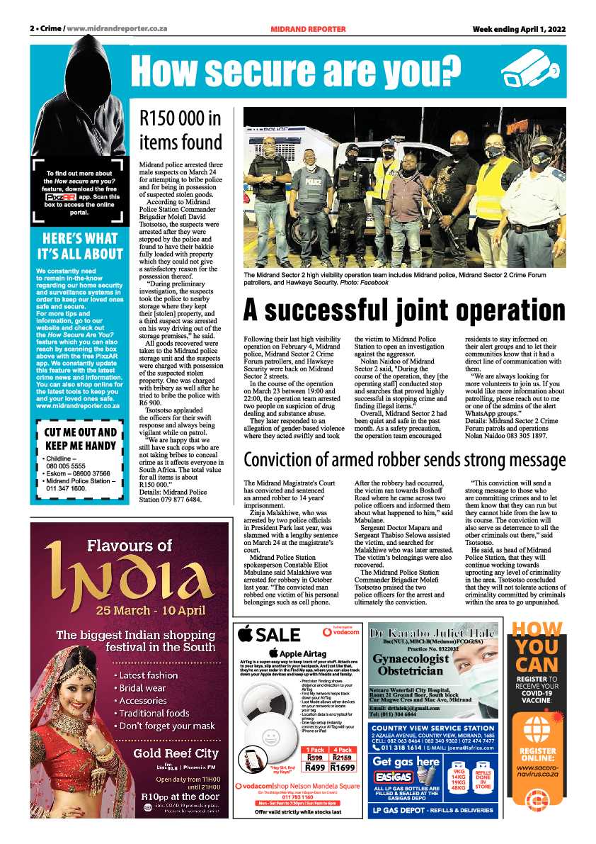 Midrand Reporter 01 April 2022 page 2