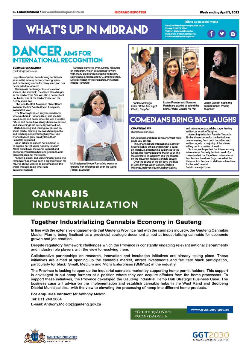 Midrand Reporter 01 April 2022 page 8