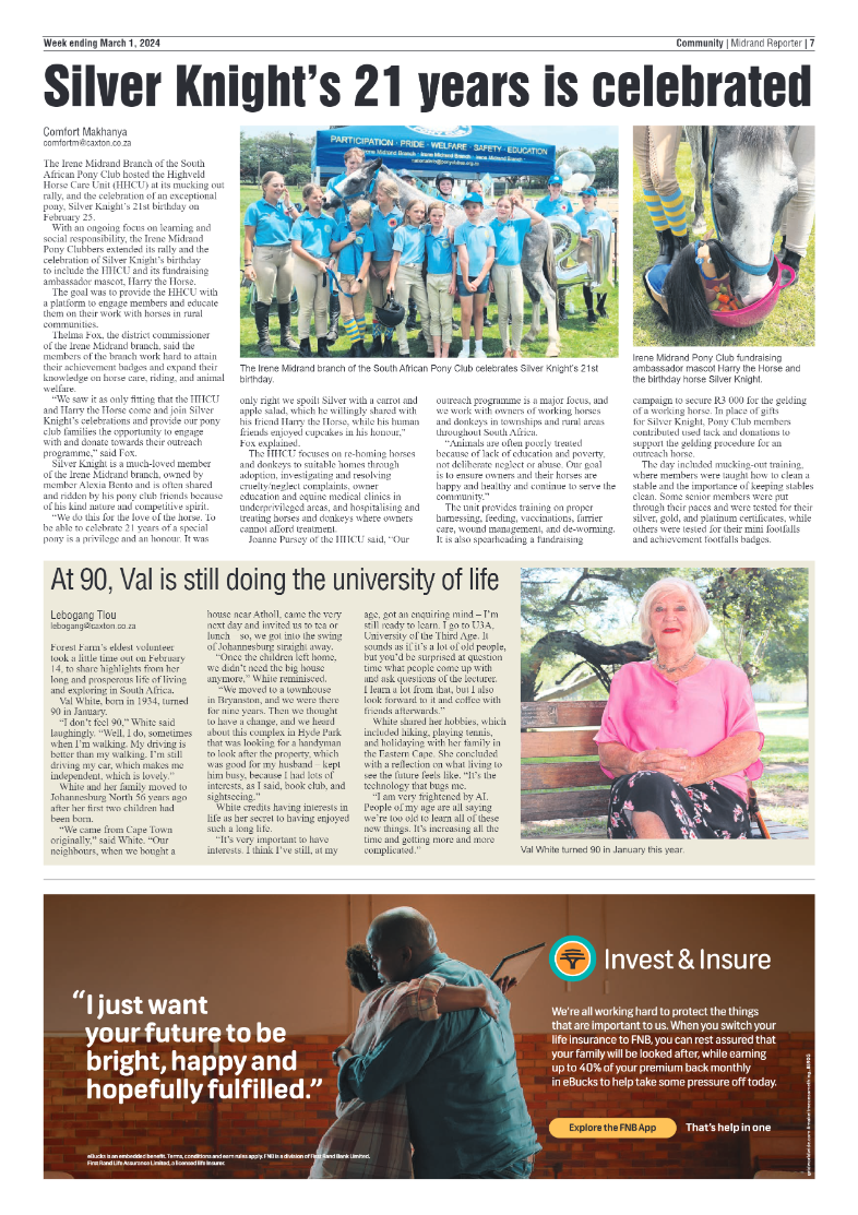 Midrand Reporter 01 March 2024 page 7