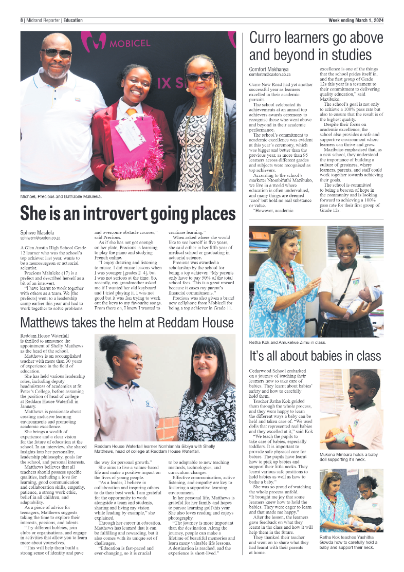Midrand Reporter 01 March 2024 page 8