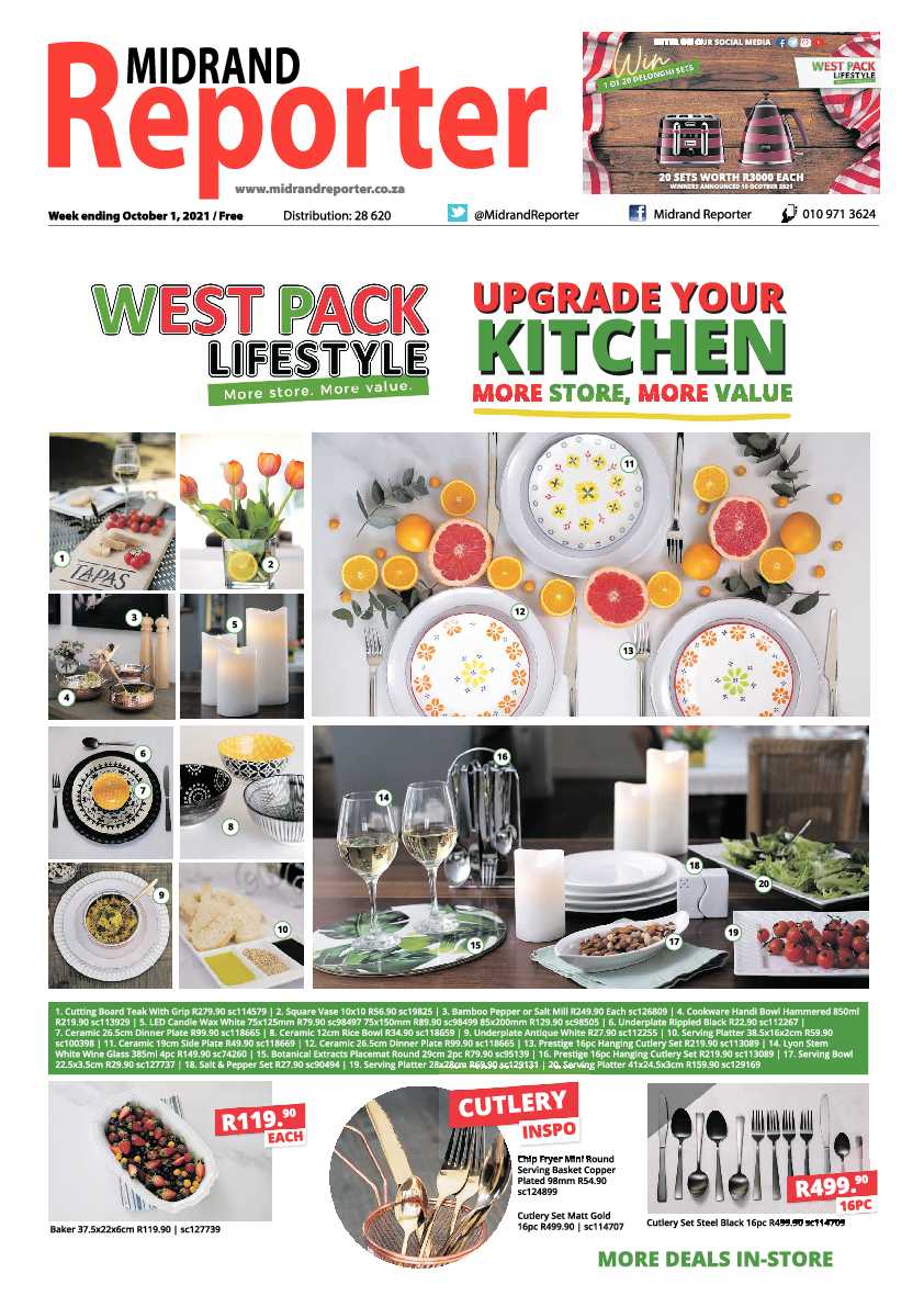 Midrand Reporter 01 October 2021 page 1