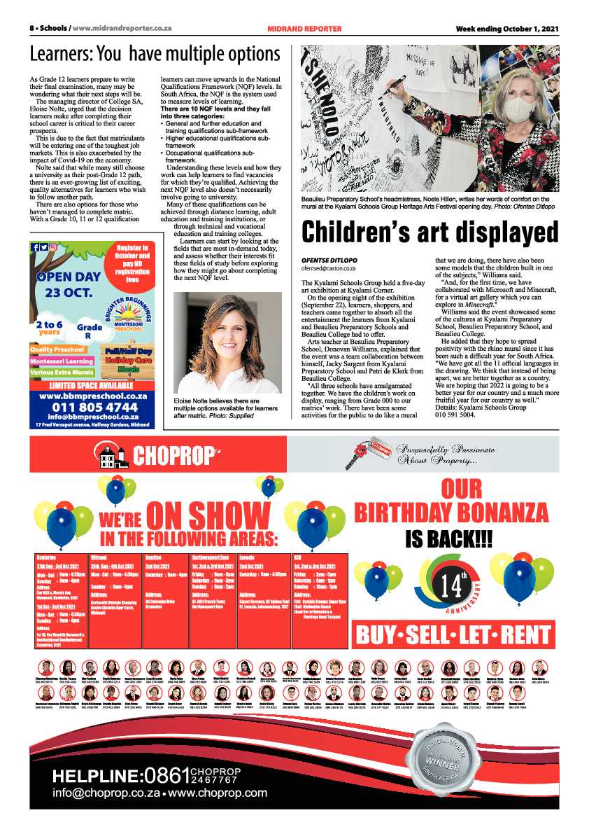 Midrand Reporter 01 October 2021 page 10