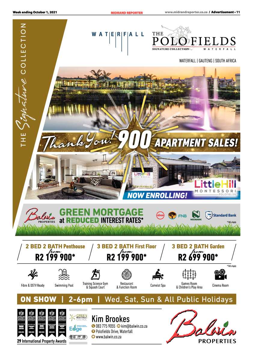Midrand Reporter 01 October 2021 page 13