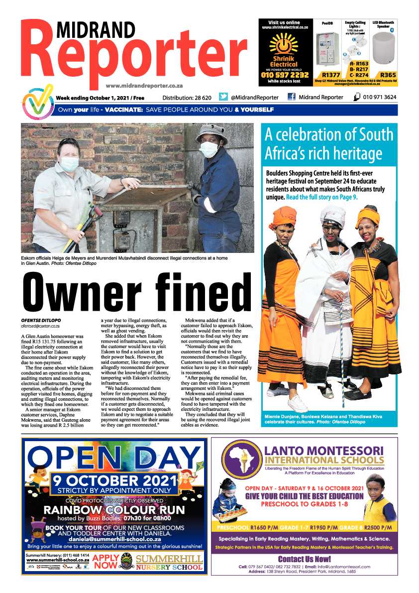 Midrand Reporter 01 October 2021 page 3