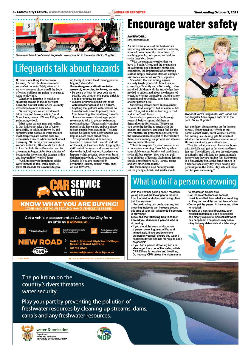 Midrand Reporter 01 October 2021 page 8