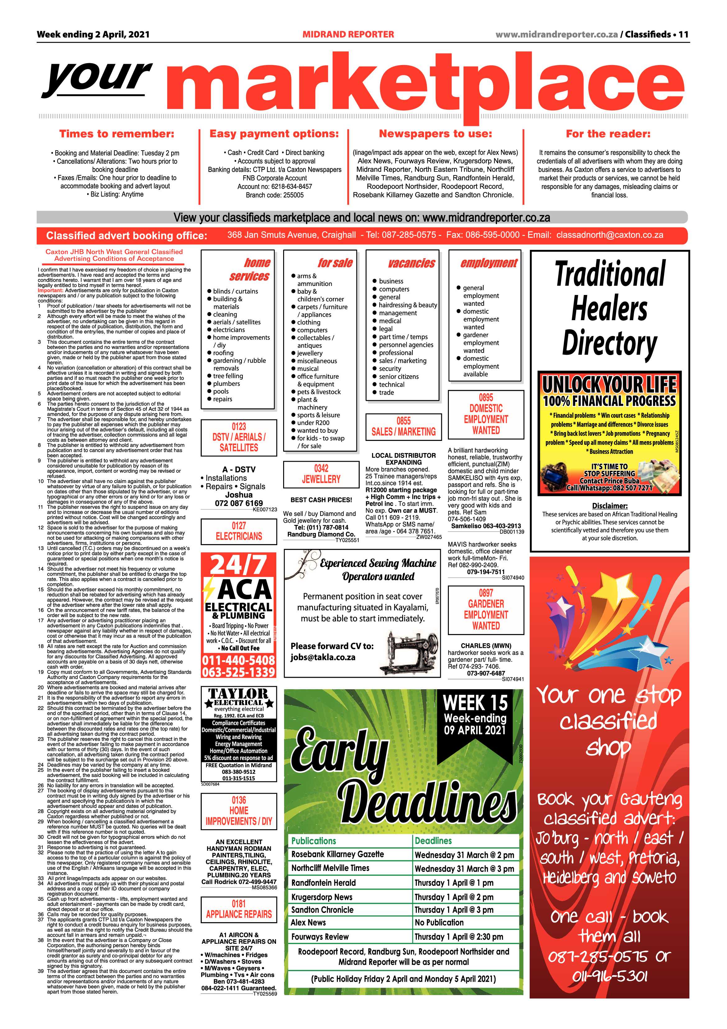 Midrand Reporter 02 April 2021 page 11