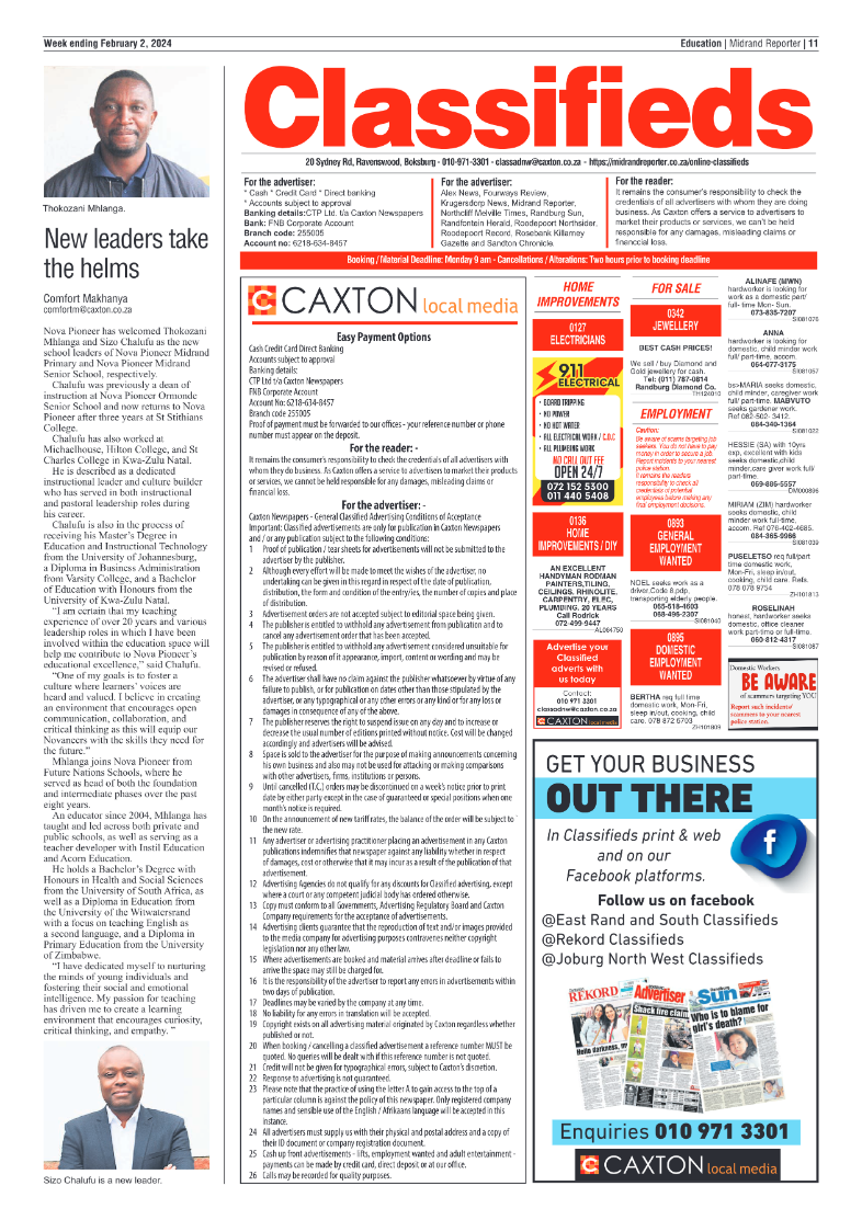 Midrand Reporter 02 February 2024 page 11