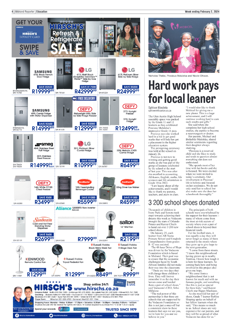 Midrand Reporter 02 February 2024 page 4