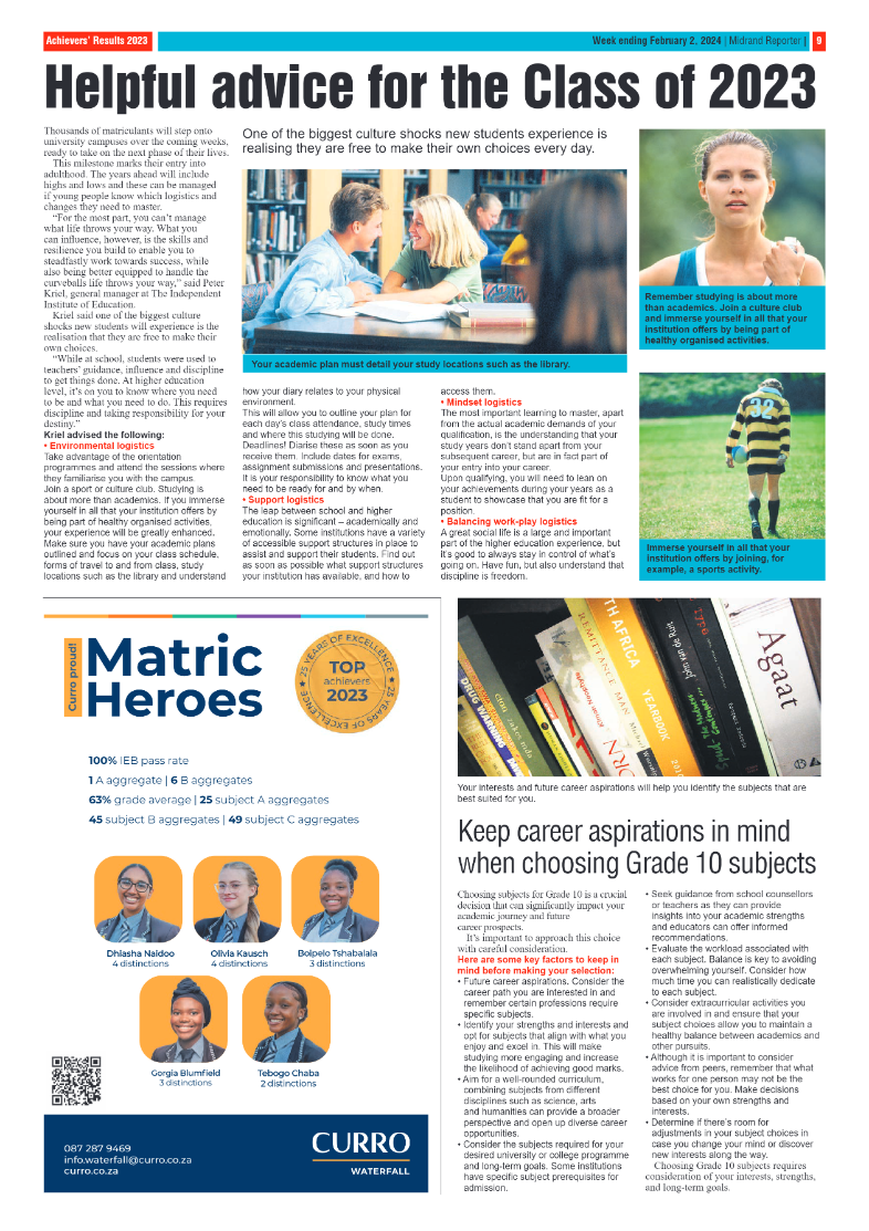 Midrand Reporter 02 February 2024 page 9