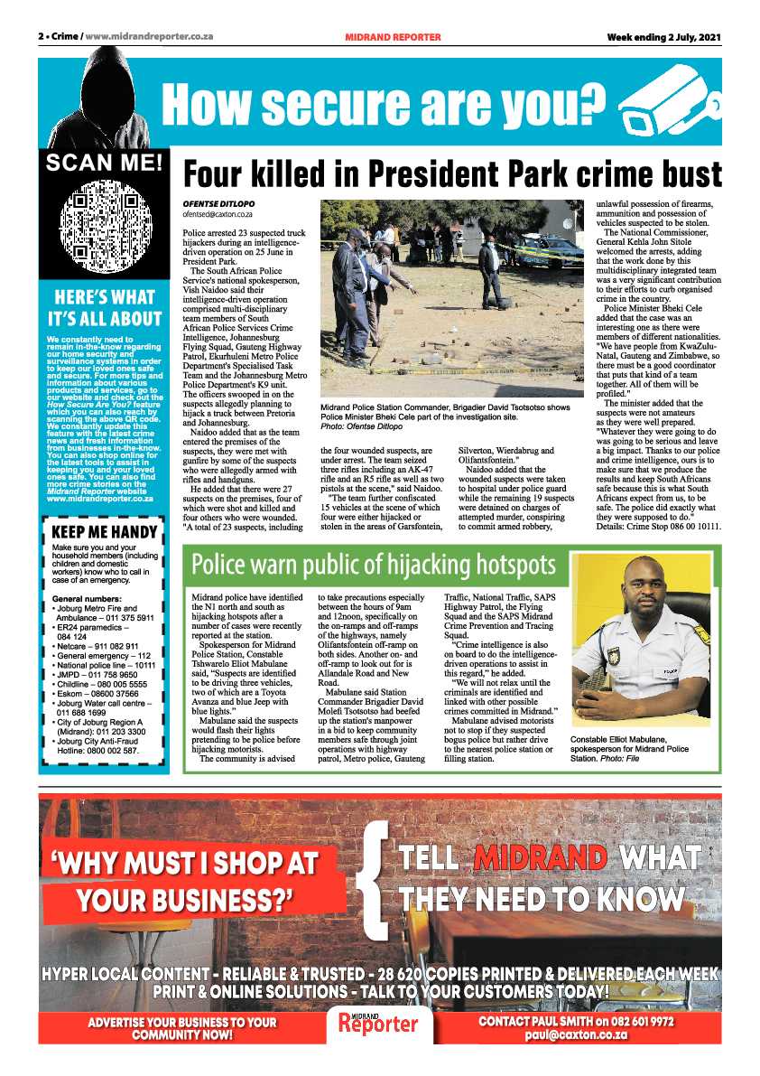 Midrand Reporter 02 July  2021 page 2