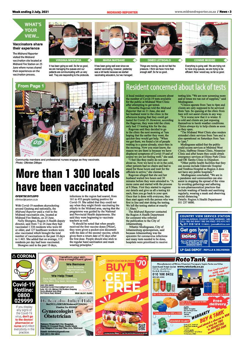 Midrand Reporter 02 July  2021 page 3