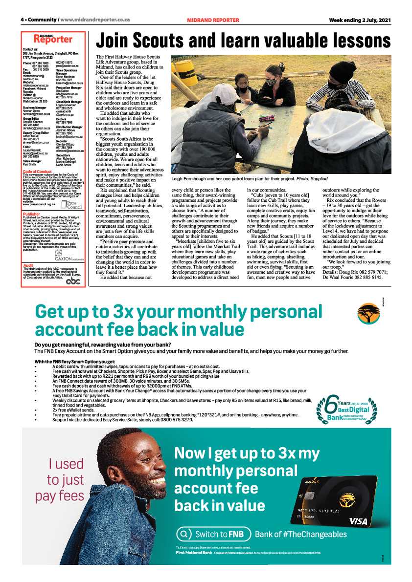 Midrand Reporter 02 July  2021 page 4