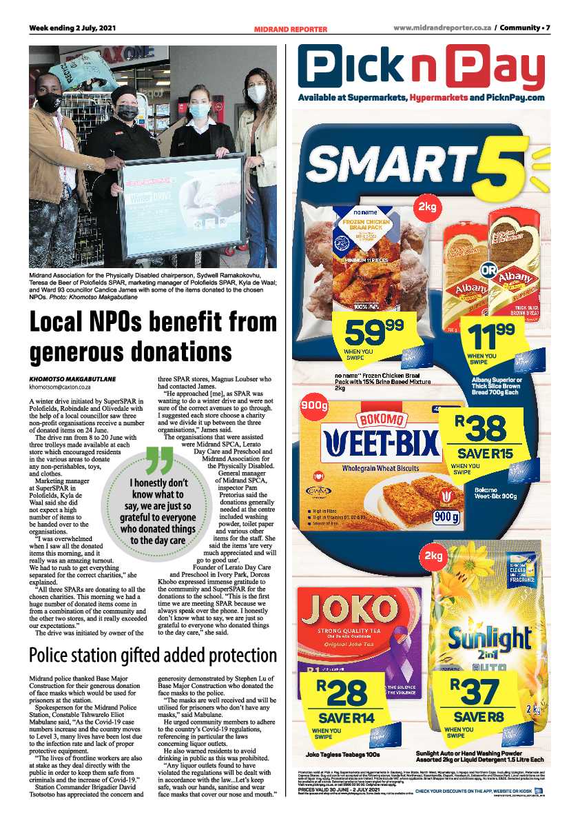 Midrand Reporter 02 July  2021 page 7