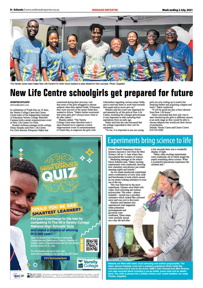 Midrand Reporter 02 July  2021 page 8