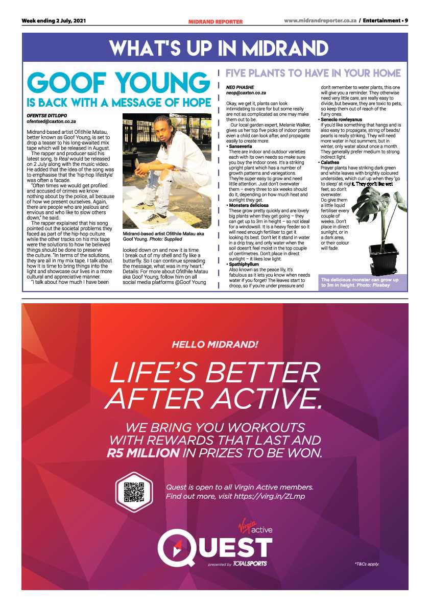 Midrand Reporter 02 July  2021 page 9