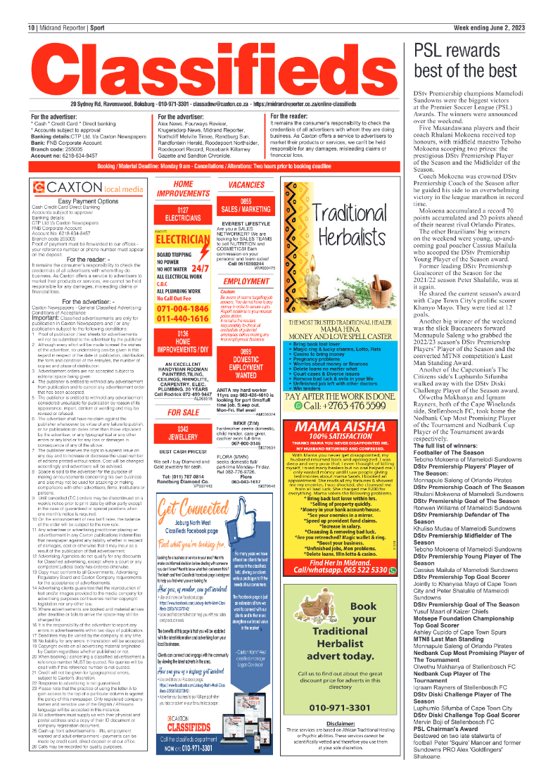 Midrand Reporter 02 June 2023 page 10