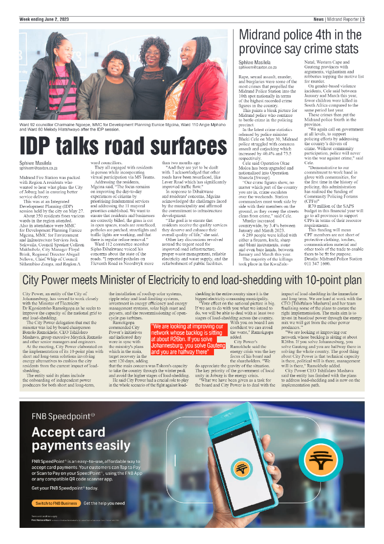 Midrand Reporter 02 June 2023 page 3