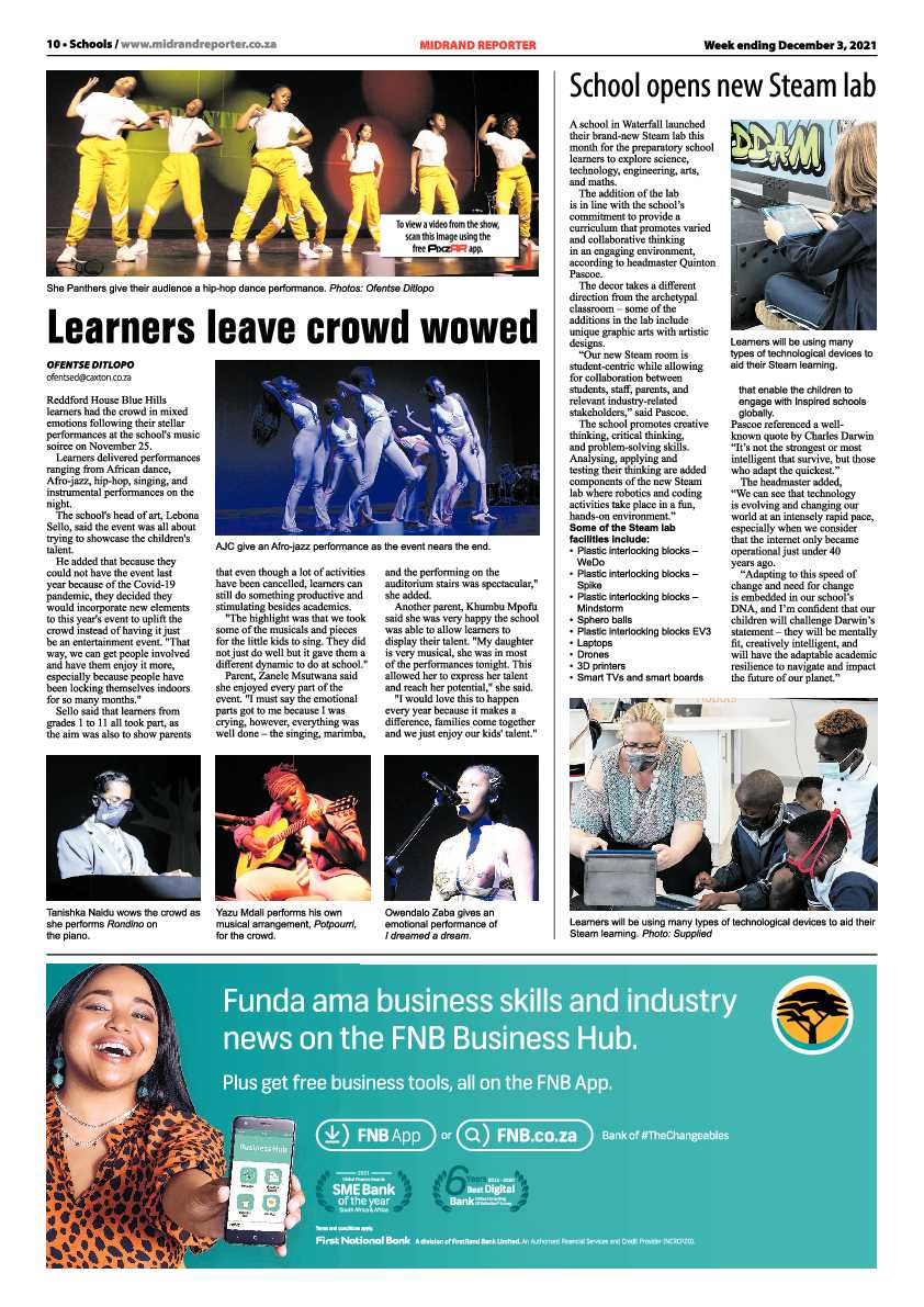 Midrand Reporter 03 December 2021 page 10