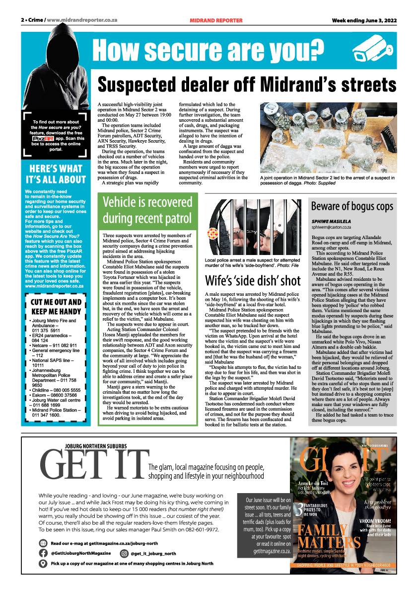 Midrand Reporter 03 June 2022 page 2