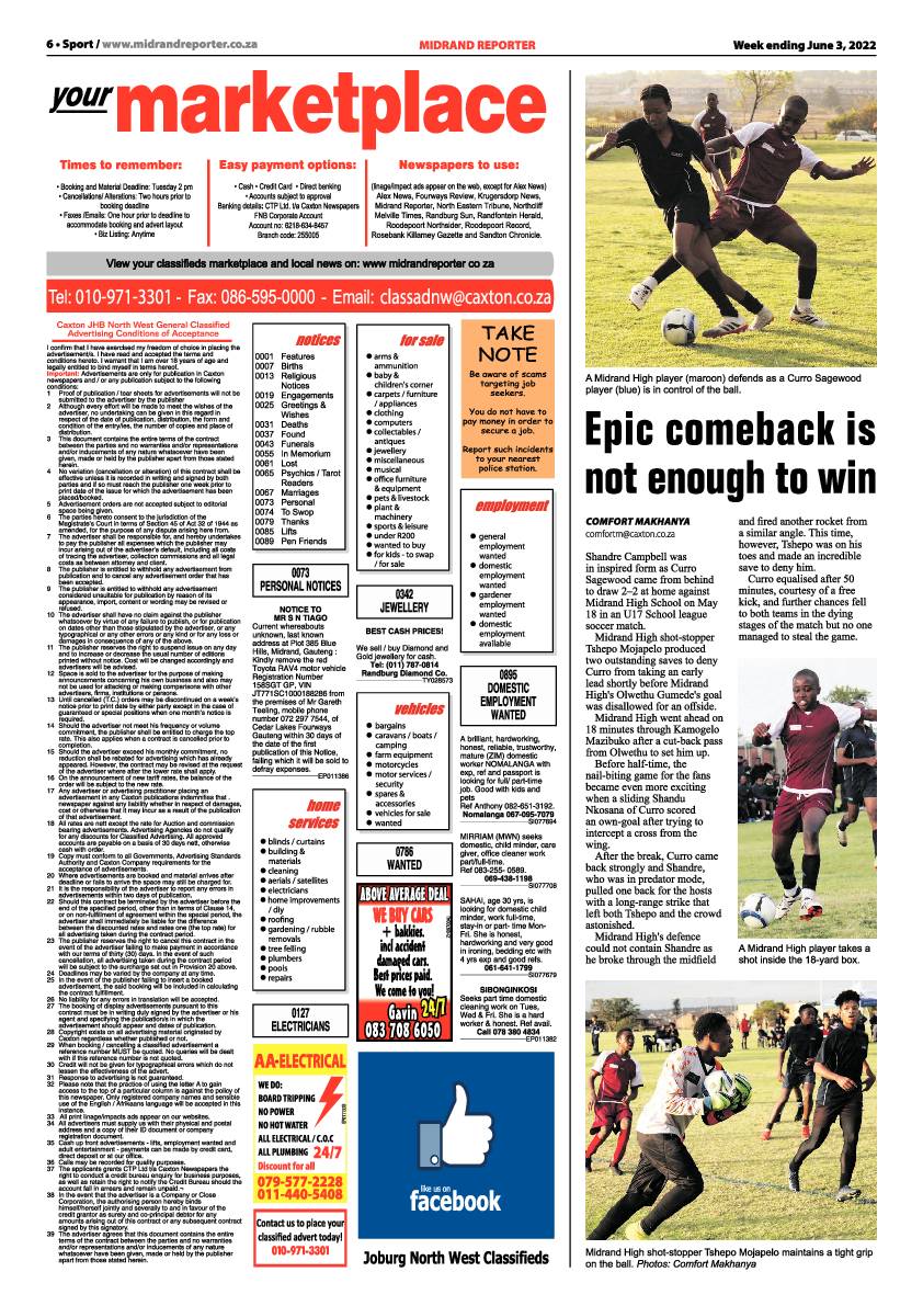 Midrand Reporter 03 June 2022 page 6