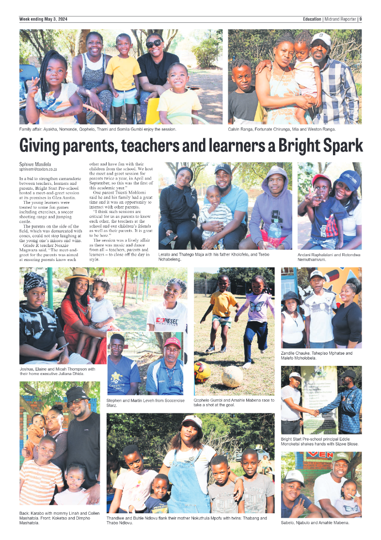 Midrand Reporter 03 May 2024 page 9