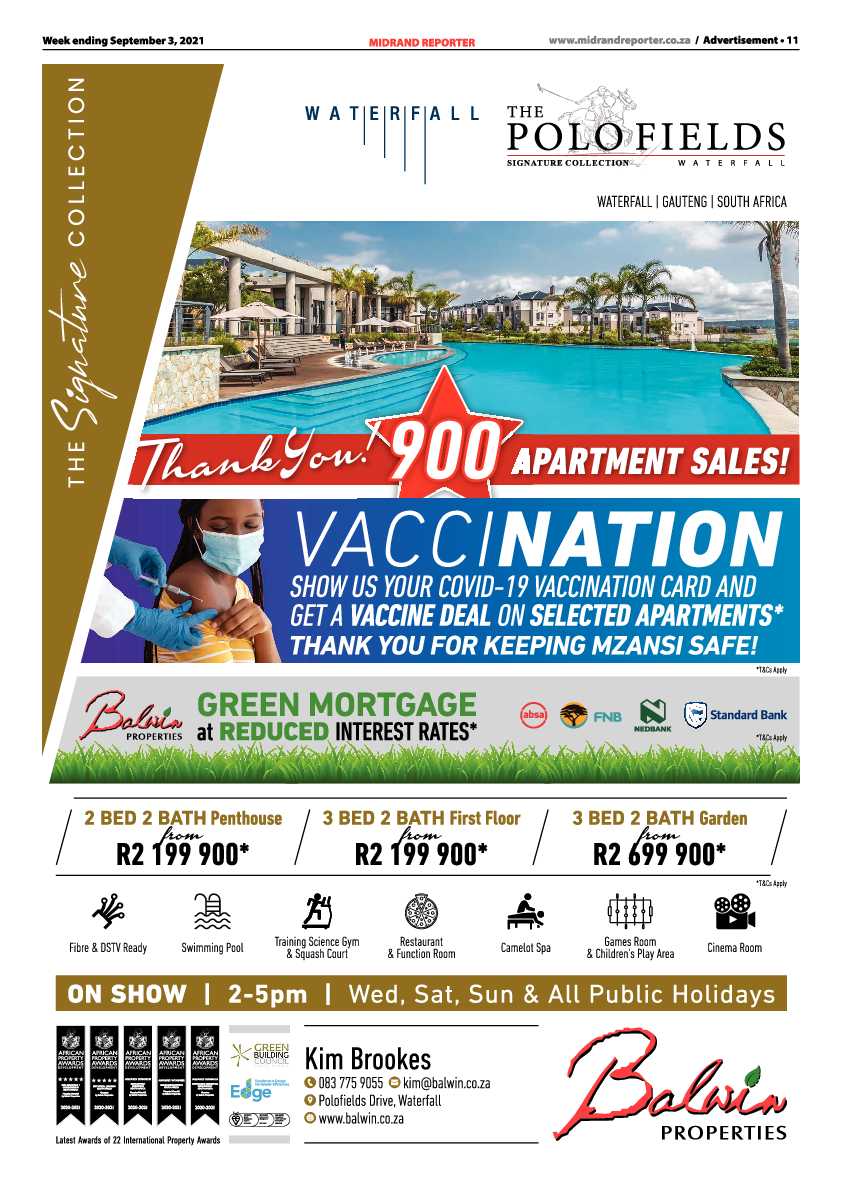 Midrand Reporter 03 September 2021 page 13