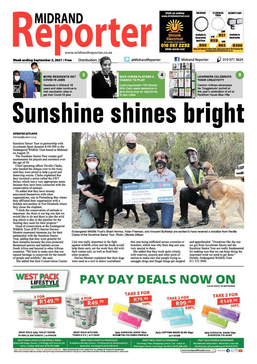Midrand Reporter 03 September 2021 page 3