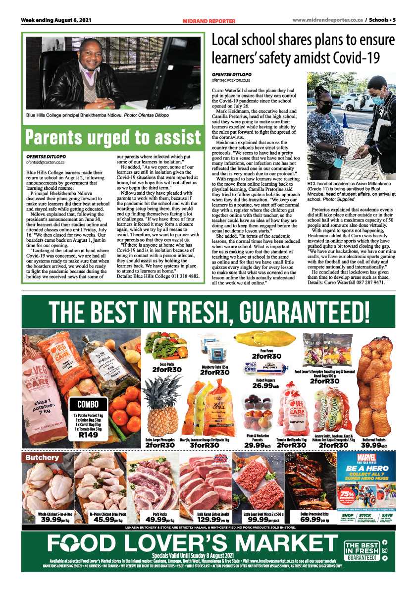 Midrand Reporter  04 August 2021 page 5