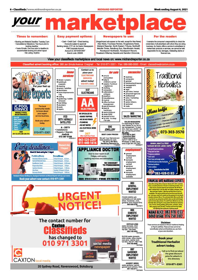 Midrand Reporter  04 August 2021 page 6