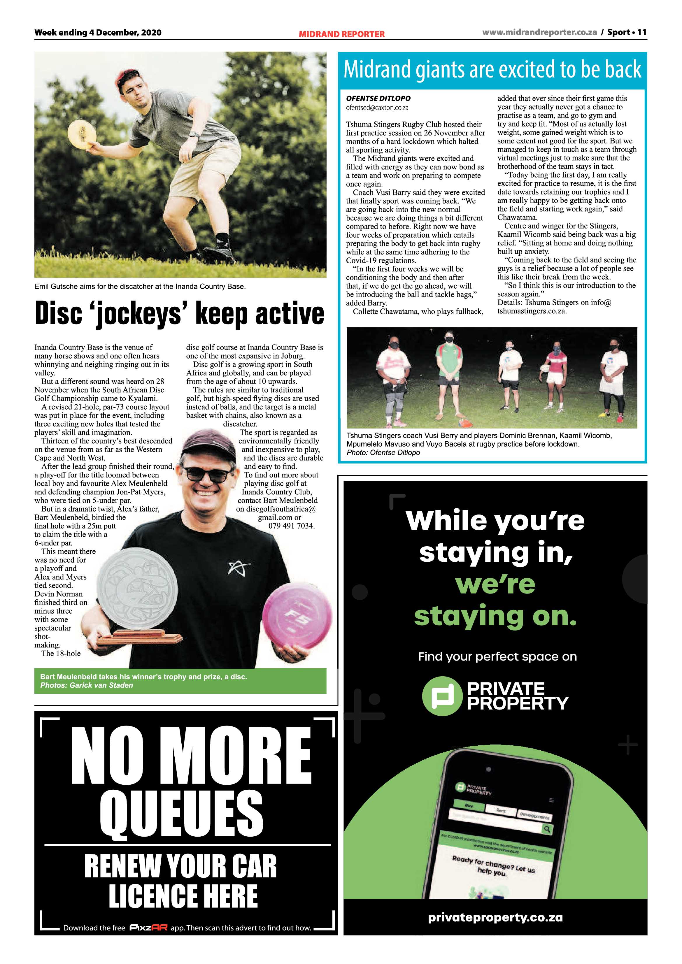 Midrand Reporter 04 December 2020 page 11