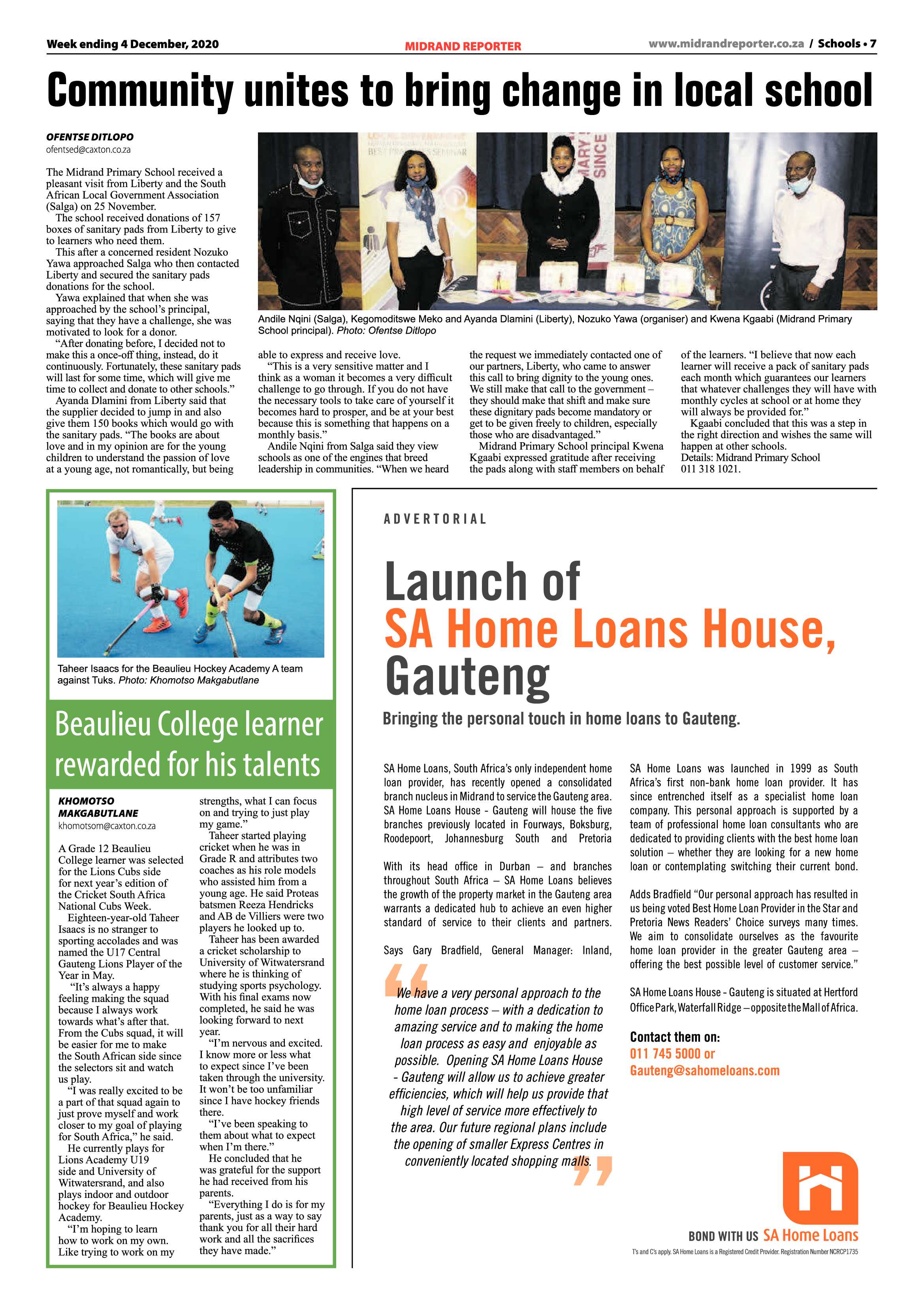 Midrand Reporter 04 December 2020 page 7