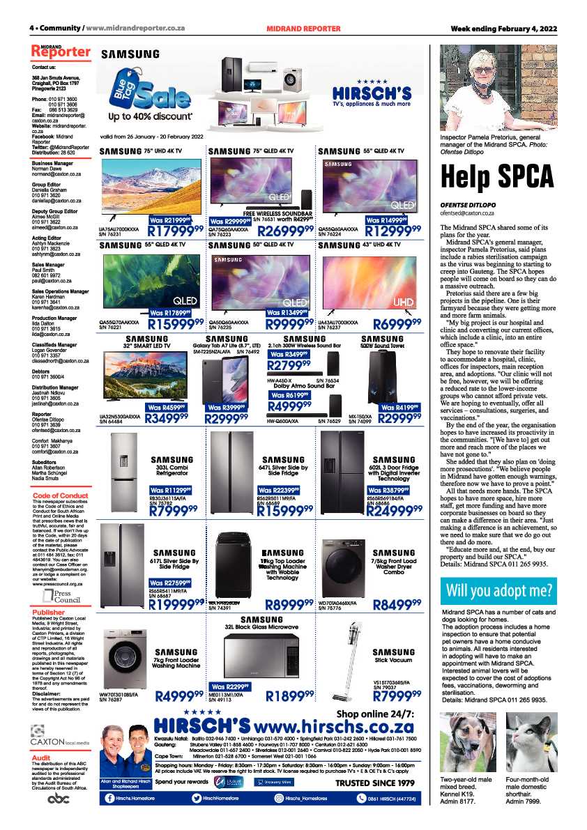 Midrand Reporter 04 February 2022 page 4