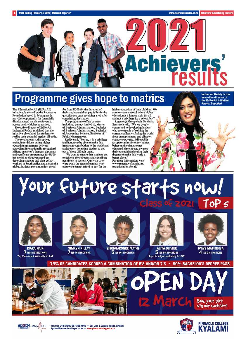 Midrand Reporter 04 February 2022 page 8