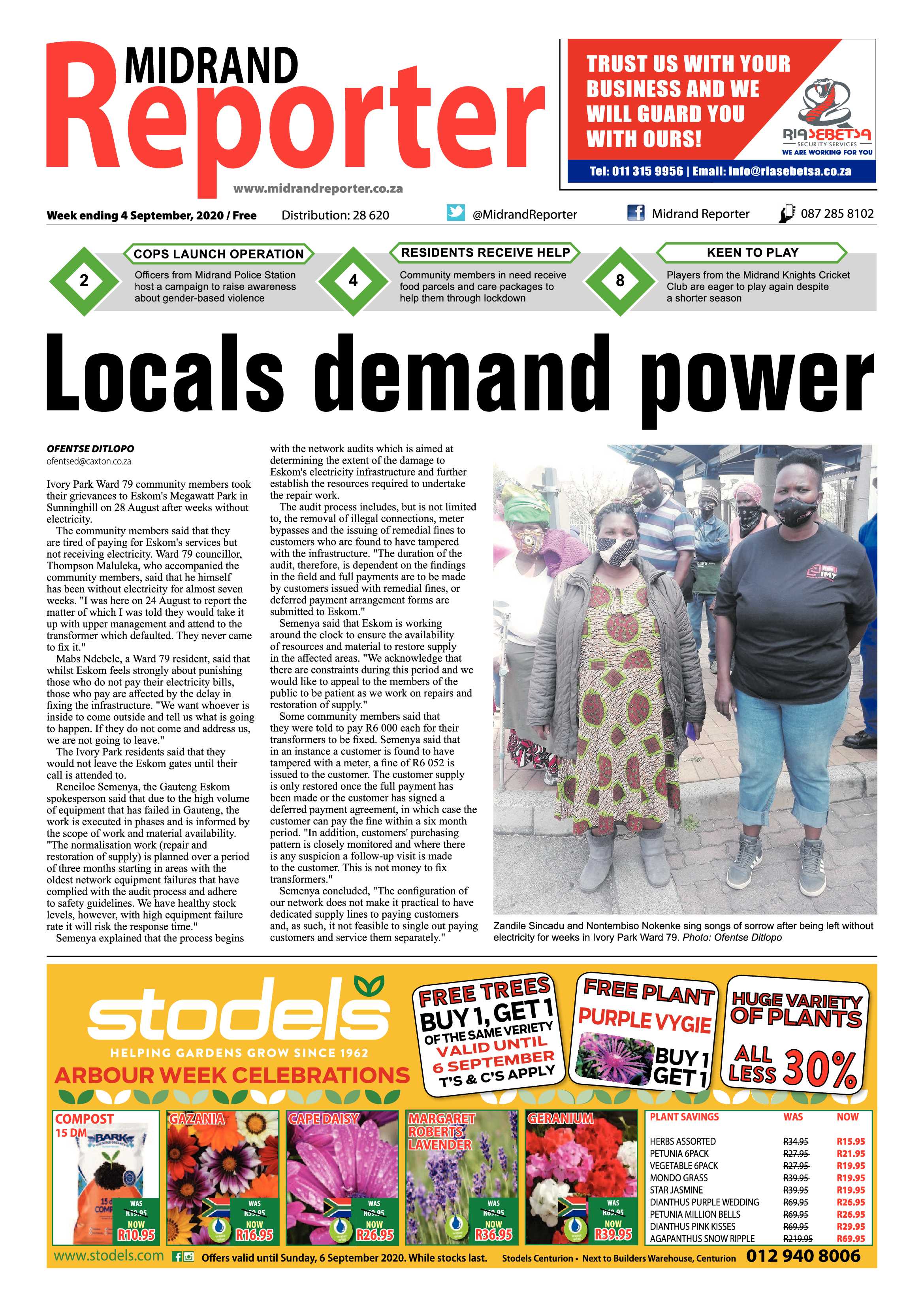 Midrand Reporter 04 September 2020 page 1