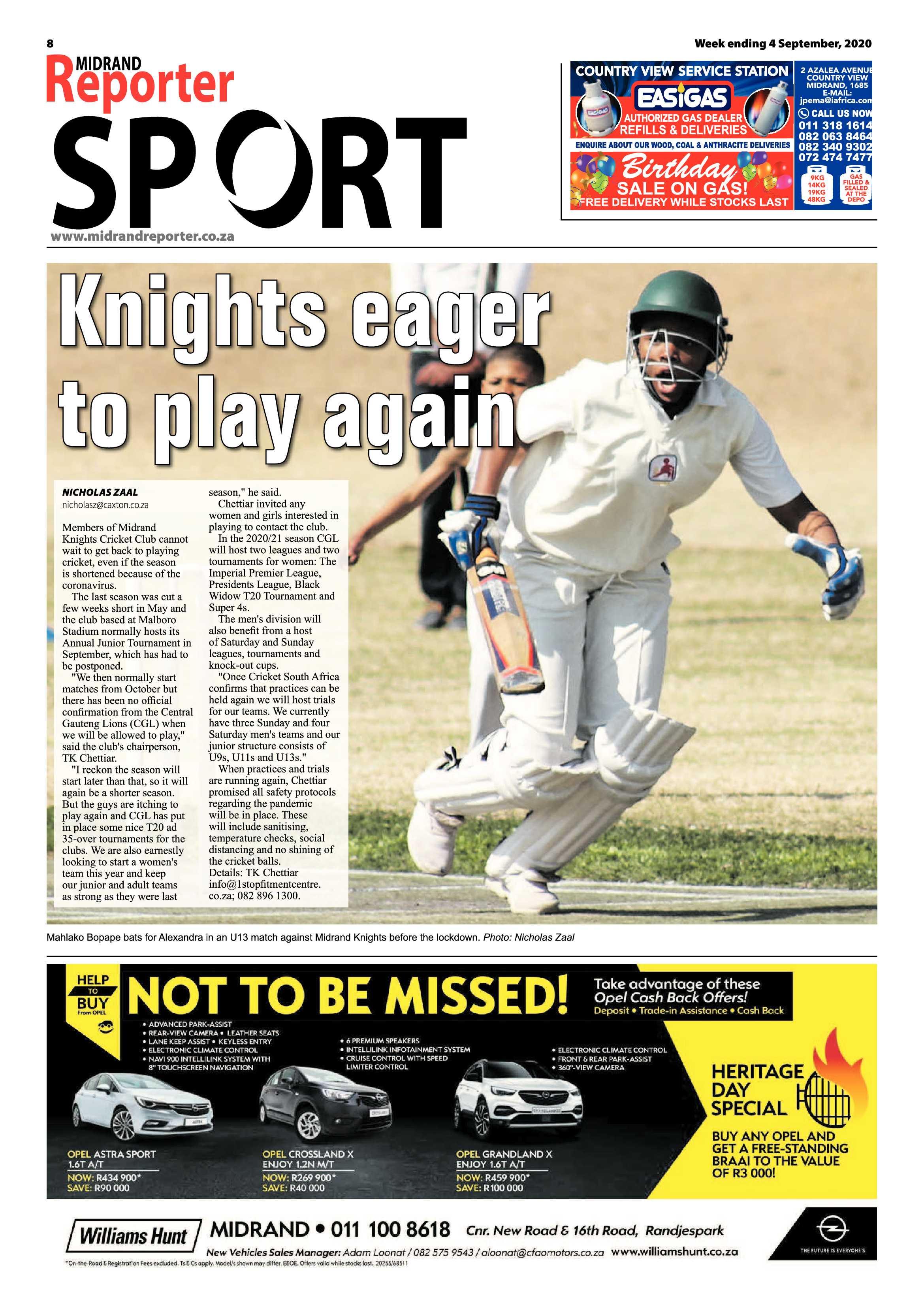 Midrand Reporter 04 September 2020 page 8