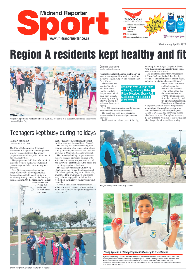 Midrand Reporter 05 April 2024 page 8