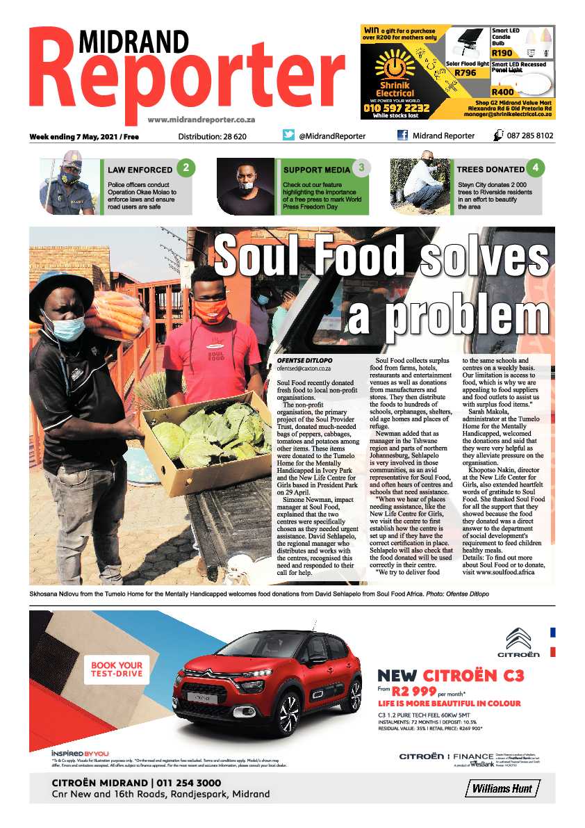Midrand Reporter 05 May 2021 page 1