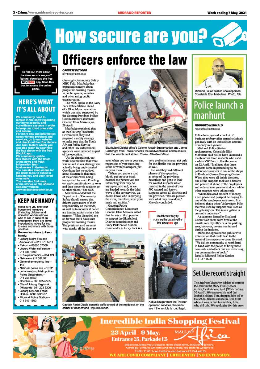 Midrand Reporter 05 May 2021 page 2