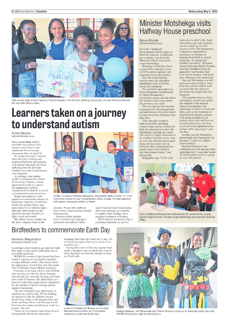 Midrand Reporter 05 May 2023 page 8