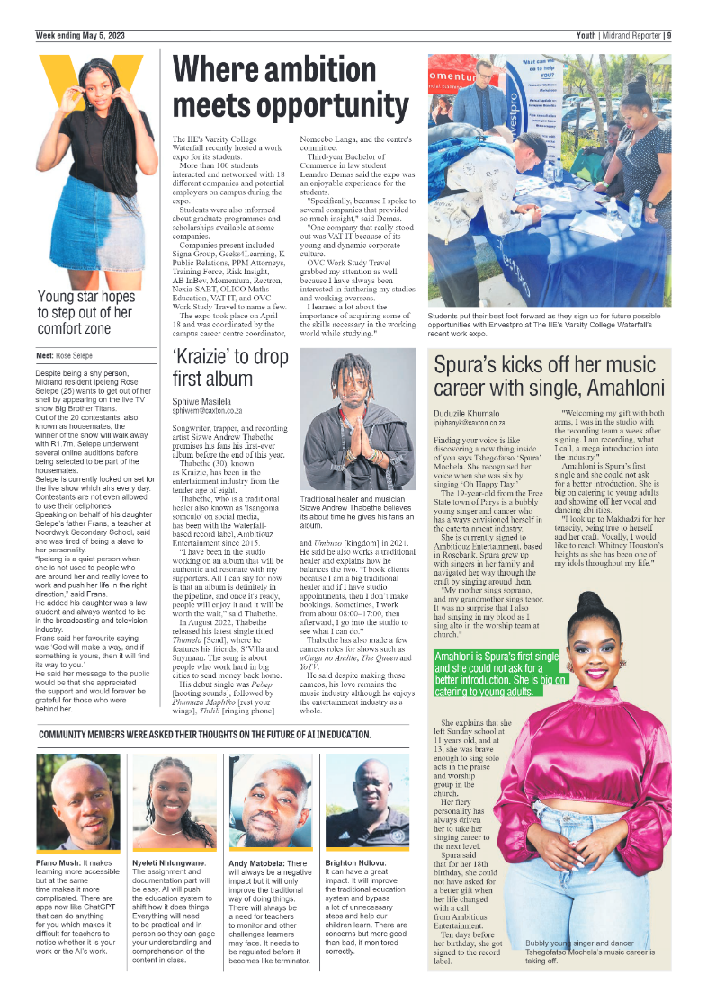 Midrand Reporter 05 May 2023 page 9