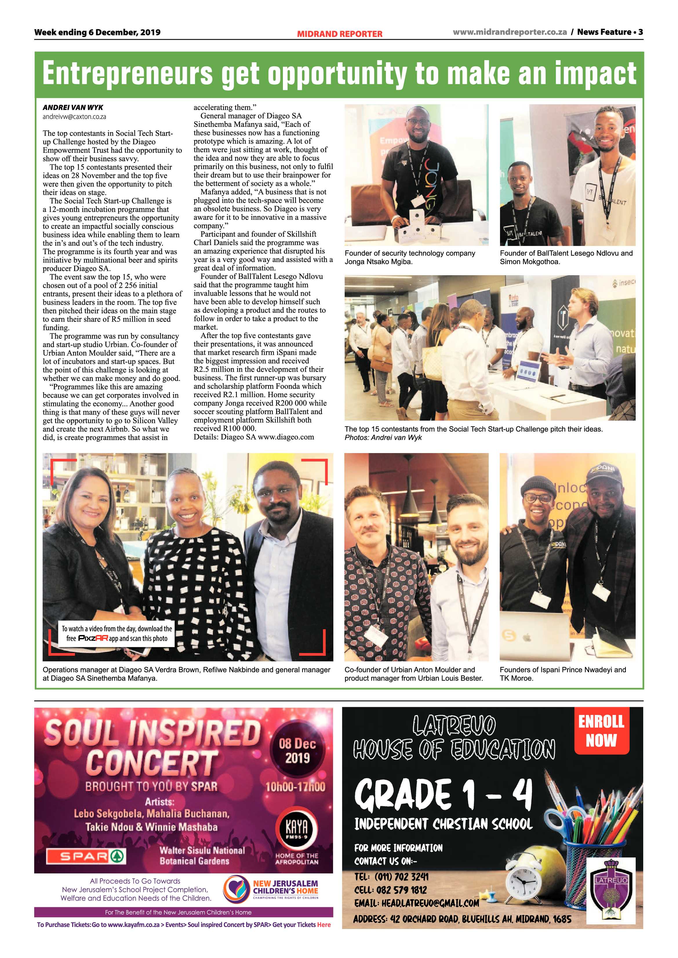Midrand Reporter 06 December 2019 page 3